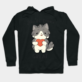 Supportive kitty cat Hoodie